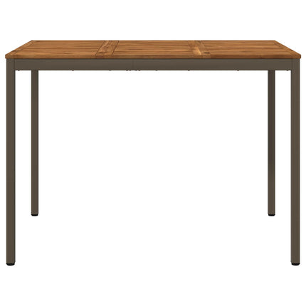 Trädgård Bar Bord Naturlig och Kaffe 147 x 88,5 x 105 cm