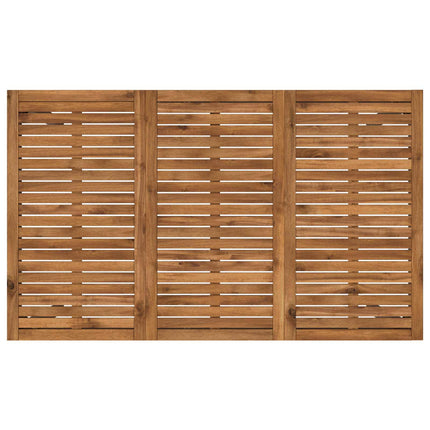 Trädgård Bar Bord Naturlig och Kaffe 147 x 88,5 x 105 cm