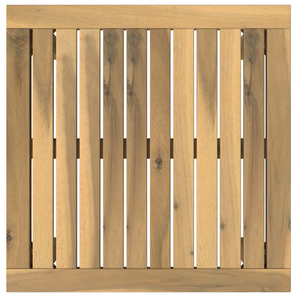 Kaffeebord Vit 50 x 48,5 x 36 cm Massivt Akaciaträ