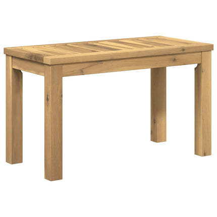 Kaffeebord Vit 60,5 x 30 x 36 cm Massivt Akaciaträ