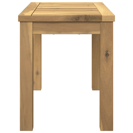 Kaffeebord Vit 60,5 x 30 x 36 cm Massivt Akaciaträ