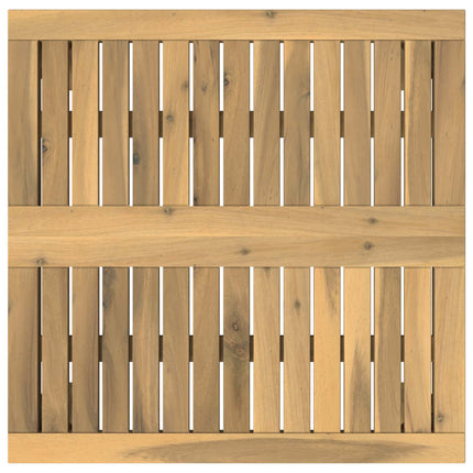 Kaffeebord Vit 60 x 60,5 x 36 cm Massivt Akaciaträ