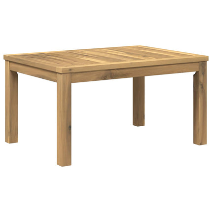 Kaffeebord Vit 50 x 68,5 x 36 cm Massivt Akaciaträ