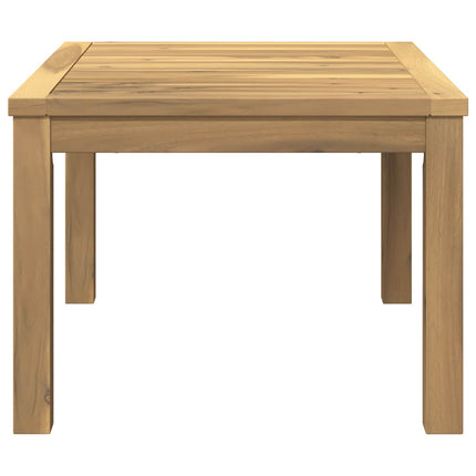 Kaffeebord Vit 50 x 68,5 x 36 cm Massivt Akaciaträ