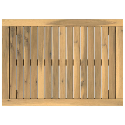 Kaffeebord Vit 50 x 68,5 x 36 cm Massivt Akaciaträ
