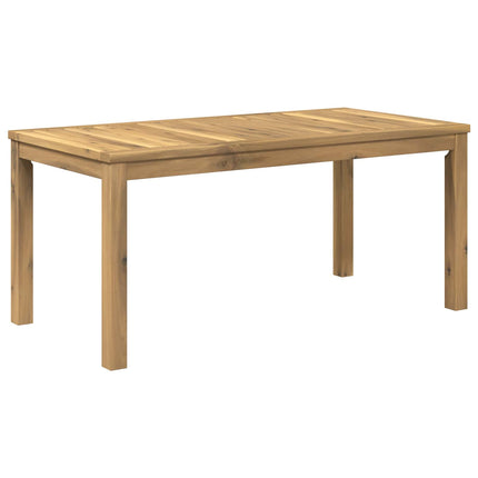 Kaffeebord Vit 50 x 100,5 x 45 cm Massivt Akaciaträ