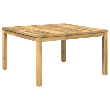 Kaffeebord Vit 80 x 80,5 x 45 cm Massivt Akaciaträ