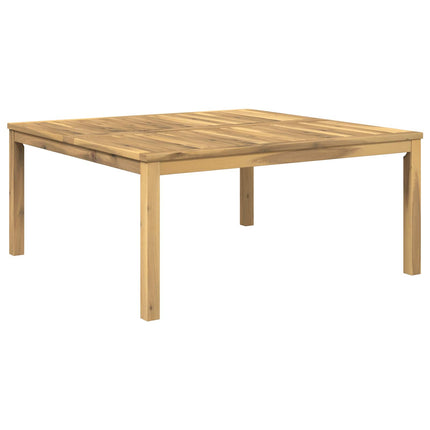 Kaffeebord Vit 100 x 100,5 x 45 cm Massivt Akaciaträ