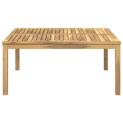 Kaffeebord Vit 100 x 100,5 x 45 cm Massivt Akaciaträ