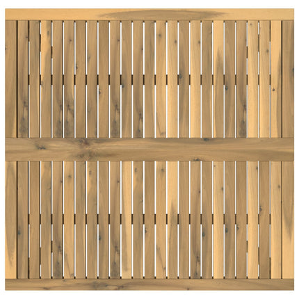 Kaffeebord Vit 100 x 100,5 x 45 cm Massivt Akaciaträ