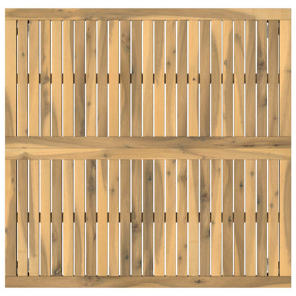 Kaffeebord Vit 100 x 100,5 x 45 cm Massivt Akaciaträ
