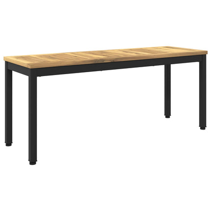 Trädgårdsbänk 108,5 x 35 x 45 cm Massivt Akaciaträ Rektangulär