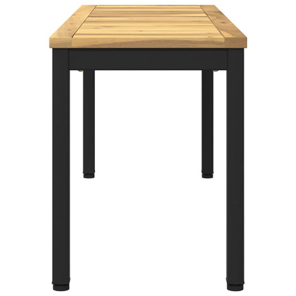 Trädgårdsbänk 108,5 x 35 x 45 cm Massivt Akaciaträ Rektangulär