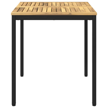 Trädgårds Middagsbord Vit och svart 70 x 68,5 x 75 cm
