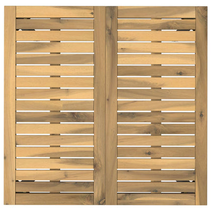 Trädgårds Middagsbord Vit och svart 70 x 68,5 x 75 cm