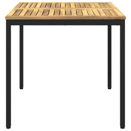 Trädgårds Middagsbord Vit och svart 80 x 80,5 x 75 cm