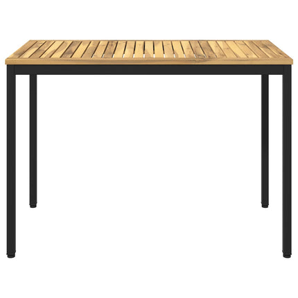 Trädgårds Middagsbord Vit och svart 108,5 x 55 x 75 cm