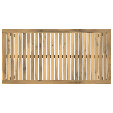 Trädgårds Middagsbord Vit och svart 108,5 x 55 x 75 cm