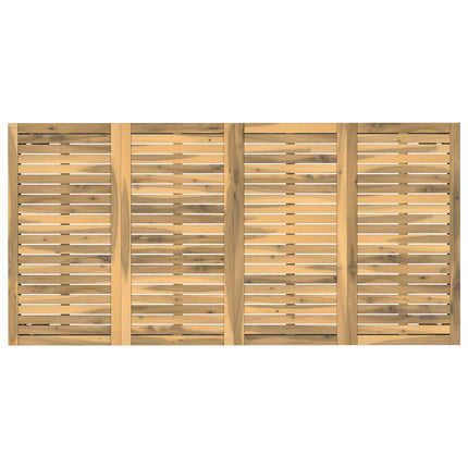 Trädgårds Middagsbord Vit och svart 147 x 88,5 x 75 cm
