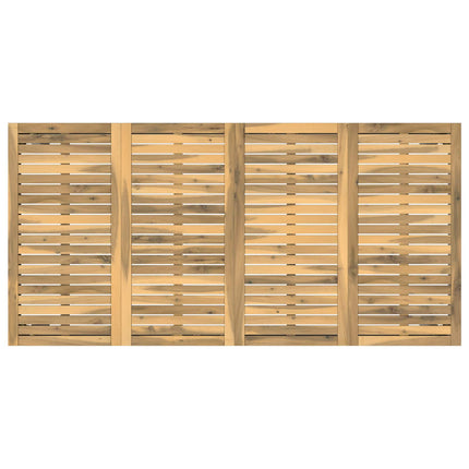 Trädgårds Middagsbord Vit 147 x 88,5 x 75 cm Massivt Akaciaträ