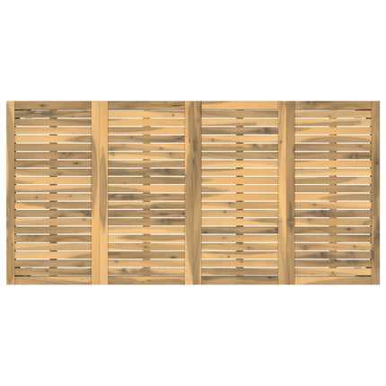 Trädgårds Middagsbord Vit och svart 180 x 88,5 x 75 cm