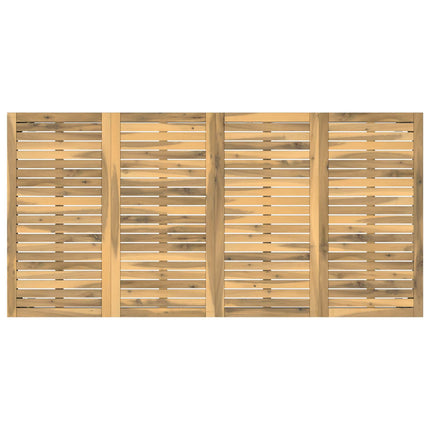 Trädgårds Middagsbord Vit 180 x 88,5 x 75 cm Massivt Akaciaträ