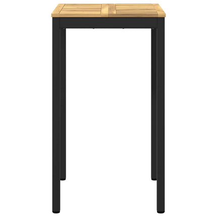 Trädgård Bar Bord Vit och svart 60 x 60,5 x 105 cm