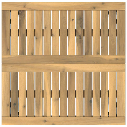 Trädgård Bar Bord Vit 60 x 60,5 x 105 cm Massivt Akaciaträ