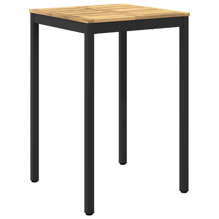 Trädgård Bar Bord Vit och svart 70 x 68,5 x 105 cm