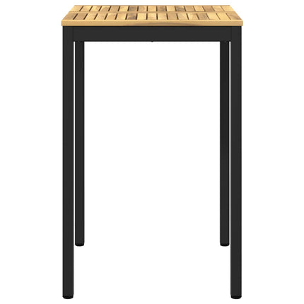 Trädgård Bar Bord Vit och svart 70 x 68,5 x 105 cm