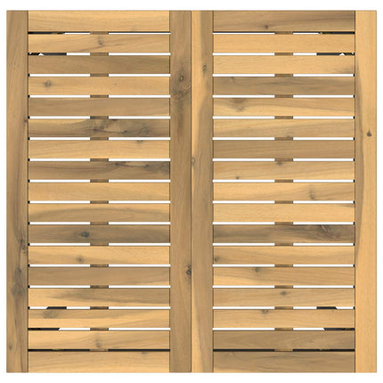 Trädgård Bar Bord Vit och svart 70 x 68,5 x 105 cm
