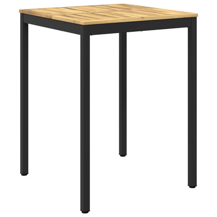 Trädgård Bar Bord Vit och svart 80 x 80,5 x 105 cm