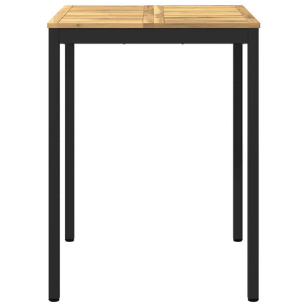 Trädgård Bar Bord Vit och svart 80 x 80,5 x 105 cm