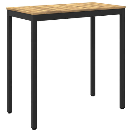 Trädgård Bar Bord Vit och svart 108,5 x 55 x 105 cm