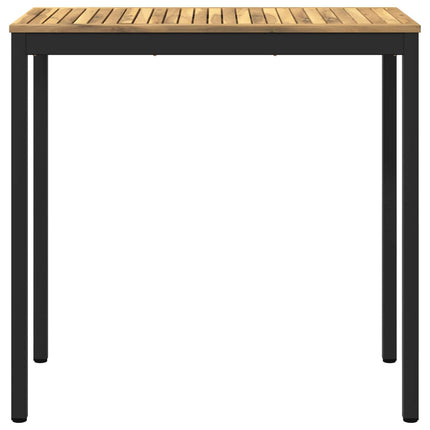 Trädgård Bar Bord Vit och svart 108,5 x 55 x 105 cm