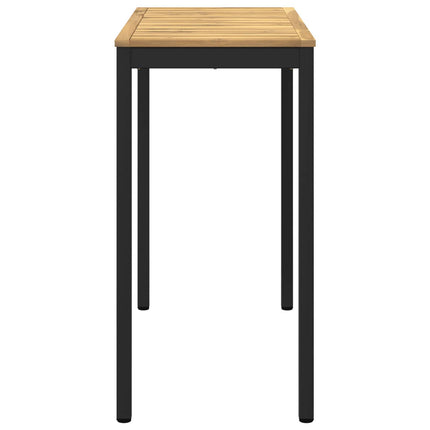 Trädgård Bar Bord Vit och svart 108,5 x 55 x 105 cm
