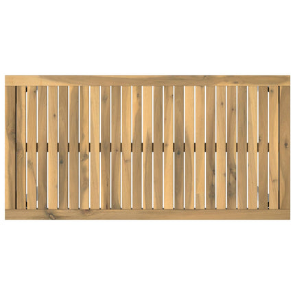 Trädgård Bar Bord Vit 108,5 x 55 x 105 cm Massivt Akaciaträ