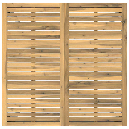 Trädgård Bar Bord Vit 110 x 108,5 x 105 cm Massivt Akaciaträ