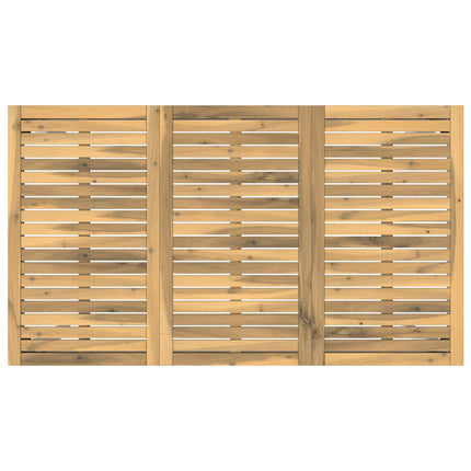 Trädgård Bar Bord Vit 141 x 80,5 x 105 cm Massivt Akaciaträ
