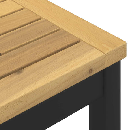 Trädgård Bar Bord Vit och svart 147 x 88,5 x 105 cm
