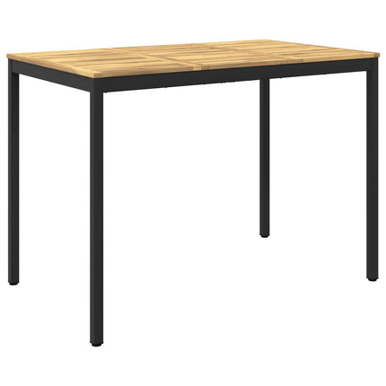 Trädgård Bar Bord Vit och svart 147 x 88,5 x 105 cm