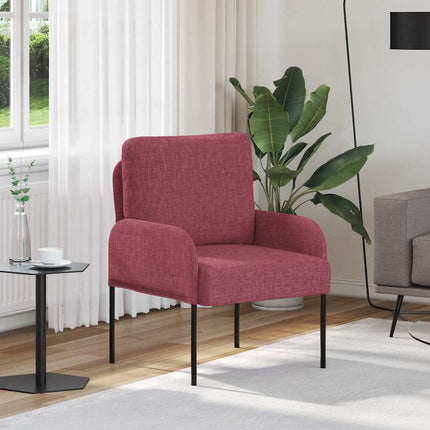 Soffor med kudde 55cm Vinröd Plywood