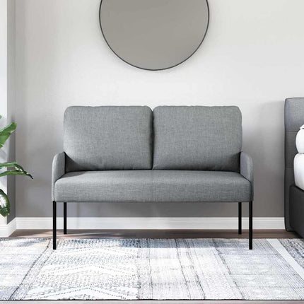 Soffor med kudde 110cm Ljusgrå Plywood