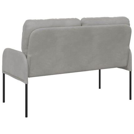 Soffor med kudde 110cm Ljusgrå Plywood
