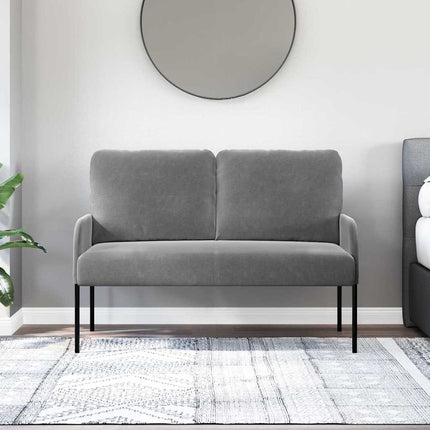 Soffor med kudde 110cm Mörkgrå Plywood