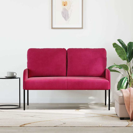 Soffor med kudde 110cm Vinröd Plywood