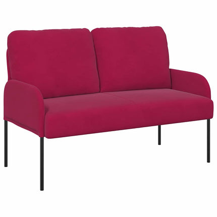 Soffor med kudde 110cm Vinröd Plywood