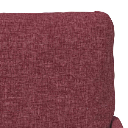 Soffgrupper med kudde 3 pcs Vinröd 115 x 56 x 80 cm Plywood