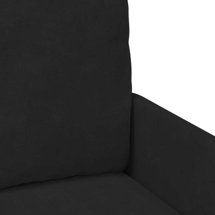 Soffgrupper med kudde 3 pcs Svart 115 x 56 x 80 cm Plywood