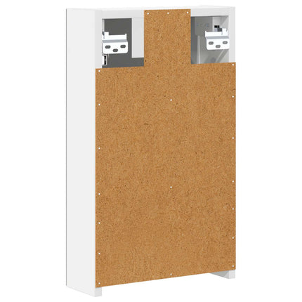 Badrumsspegelskåp Vit 30 x 10,5 x 50 cm Konstruerat trä
